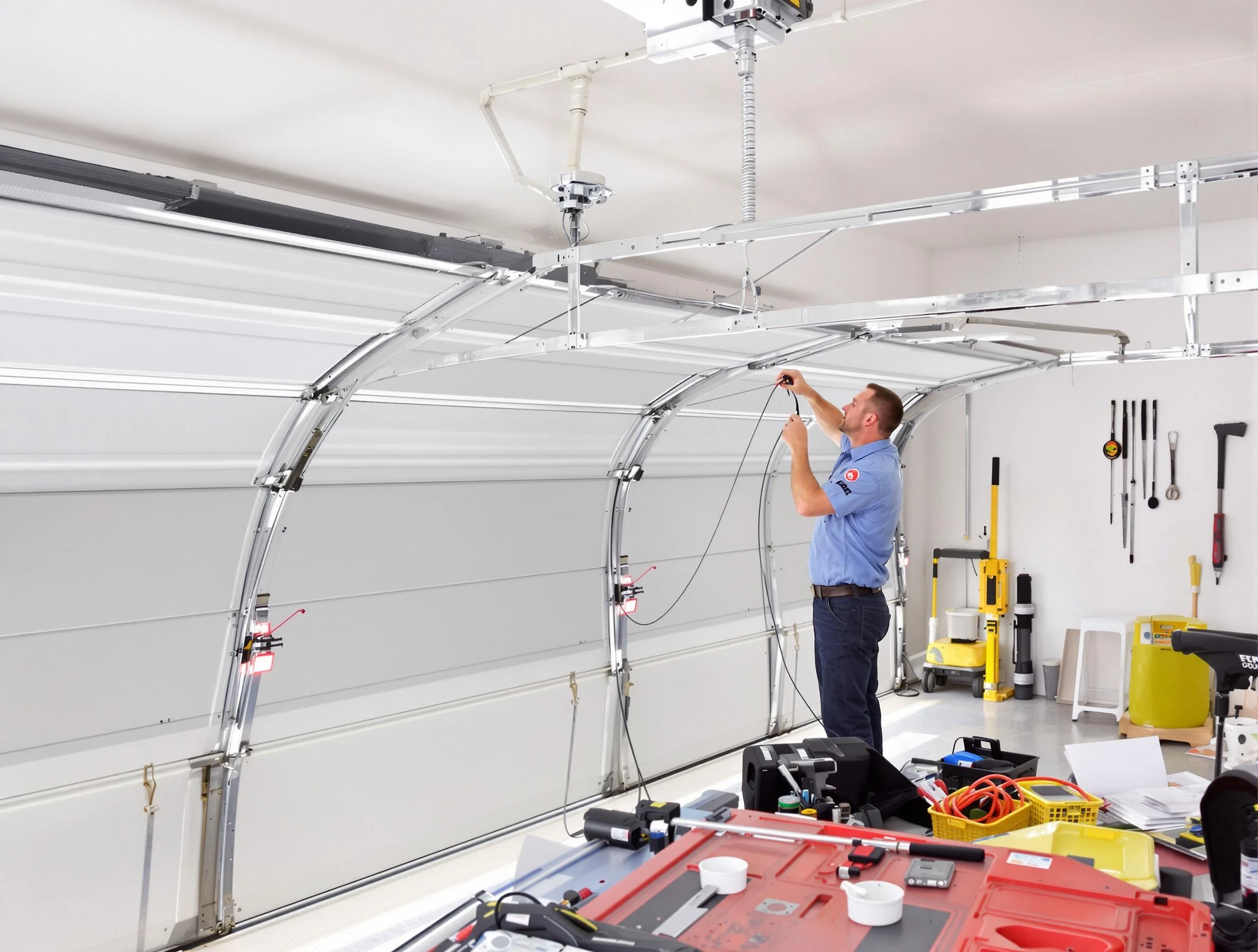 Garage door cable repair service by Kendall Park Garage Door Repair in Kendall Park
