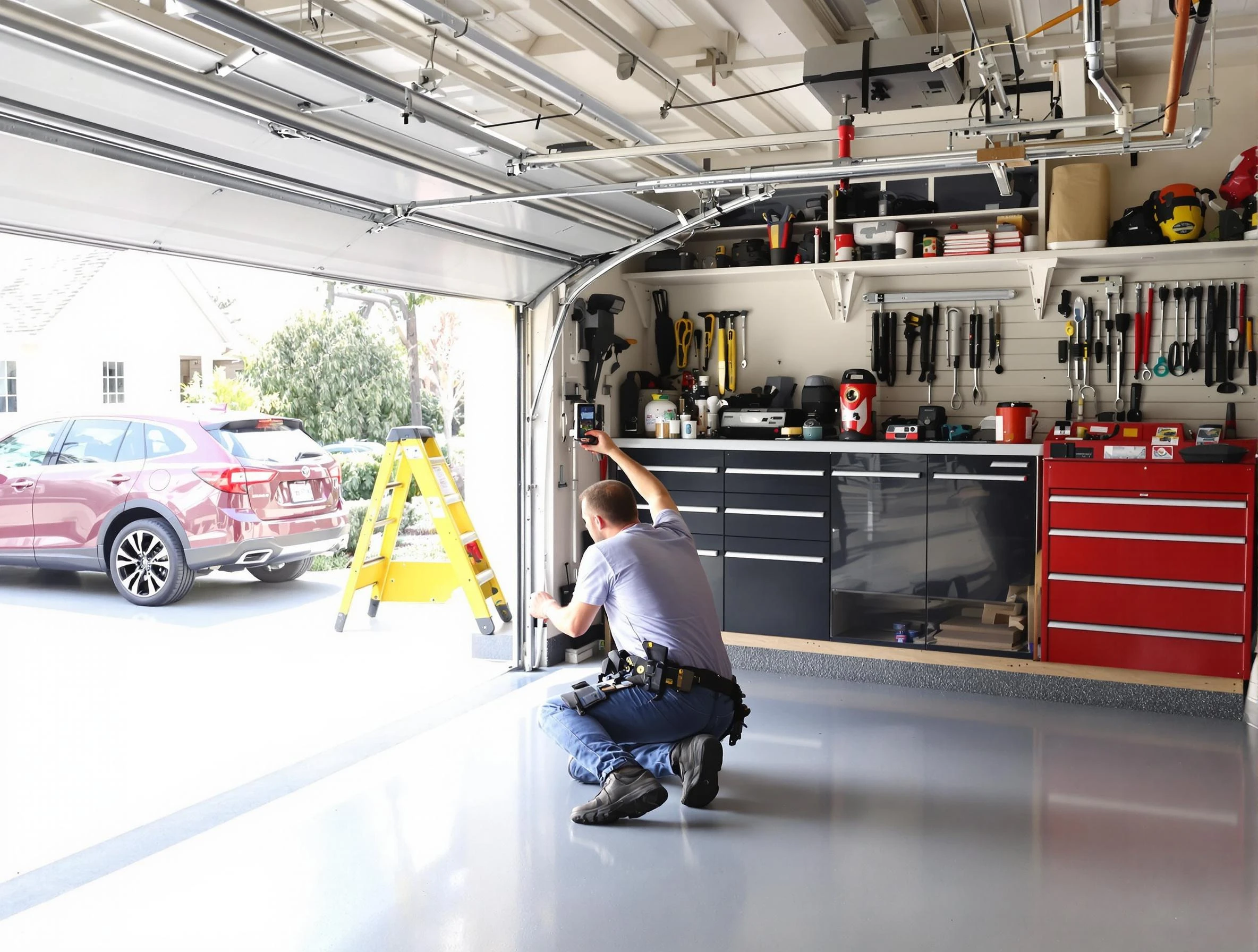 Local garage door repair service by Kendall Park Garage Door Repair in Kendall Park